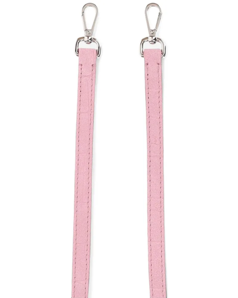 Jacquemus Le Petit Turismo Leather Top Handle Bag — Pink Pink