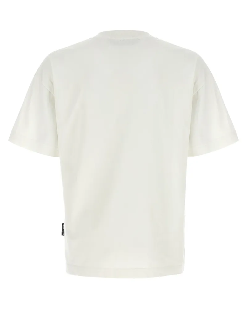 Palm Angels Men's White Cotton T-Shirt White
