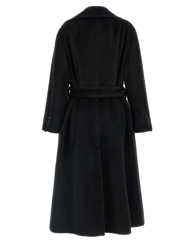 Dolce & Gabbana Virgin Wool Blend Coat — Black Black
