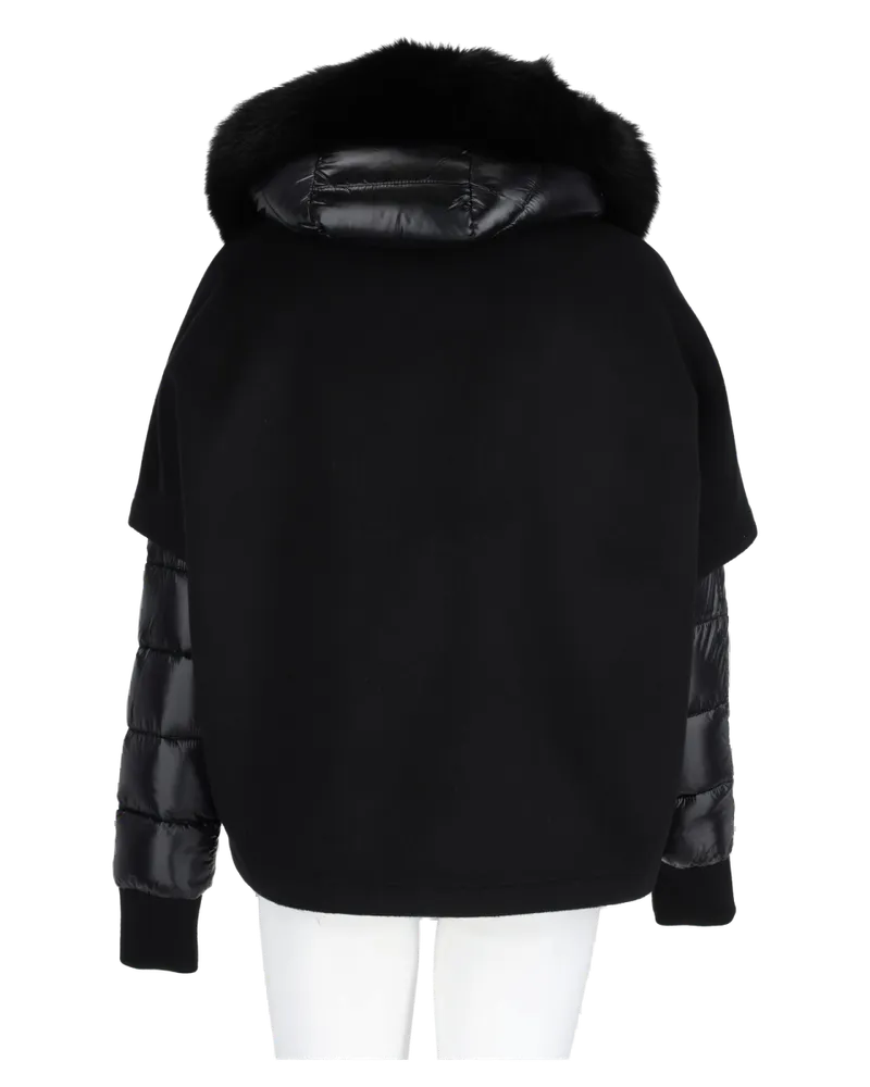 MOORER Pegaso Coat — Black Black