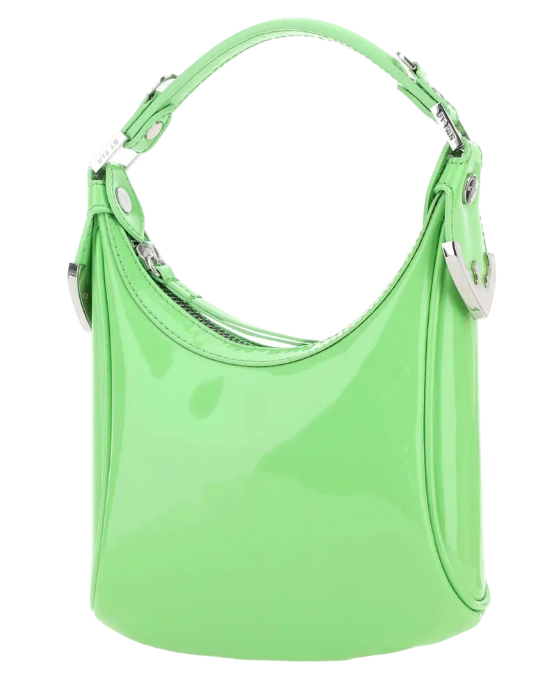by FAR Women's Light Green Leather Cosmo Handbag Borse A Mano Bag Green