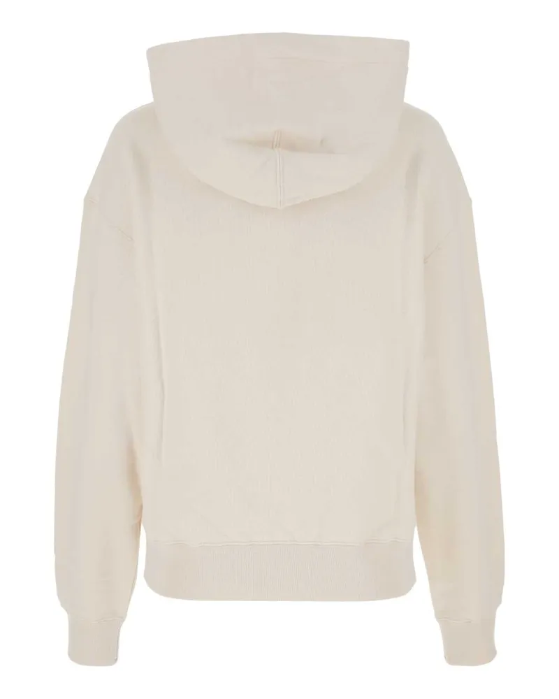 Jil Sander Women's Ivory Cotton Oversize Sweatshirt 279 Exterior: Felpe Beige