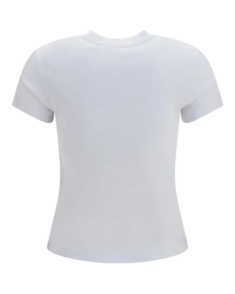 OFF-WHITE Women's Printed T-Shirt White-Black Cotton T-Shirts & Jerseys White/black White