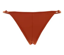 Women's Splash Bikini Bottom Red Nylon Elastane Swimwear