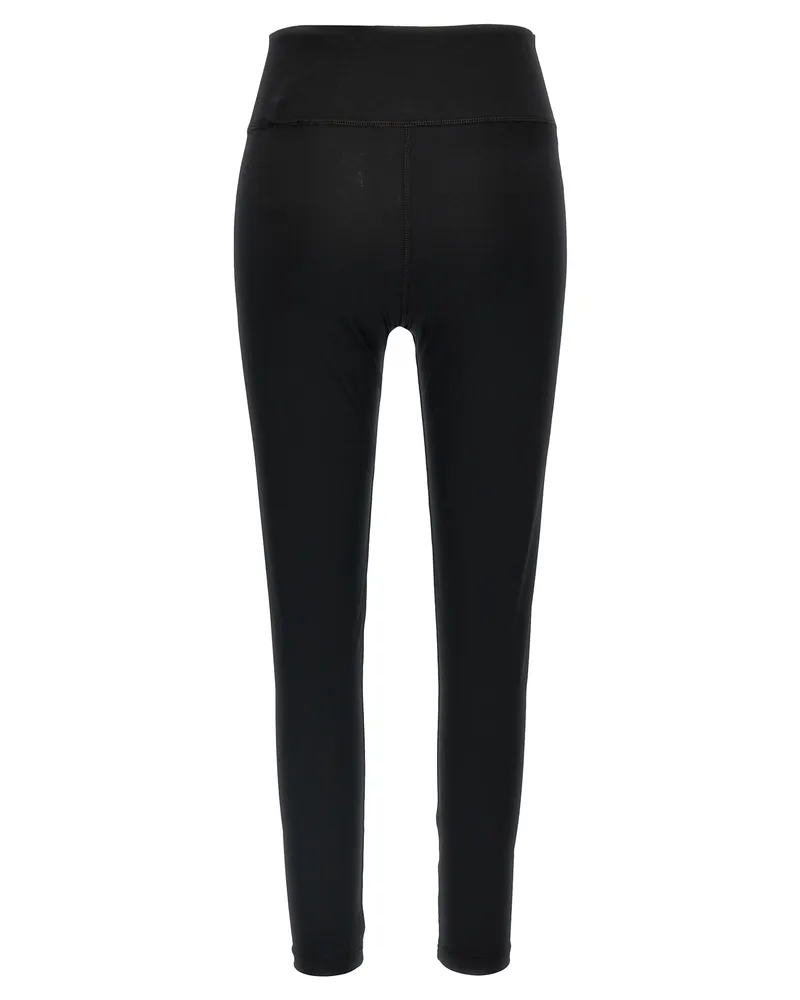 Balenciaga Women's Black Polyester Leggings Clothing Black