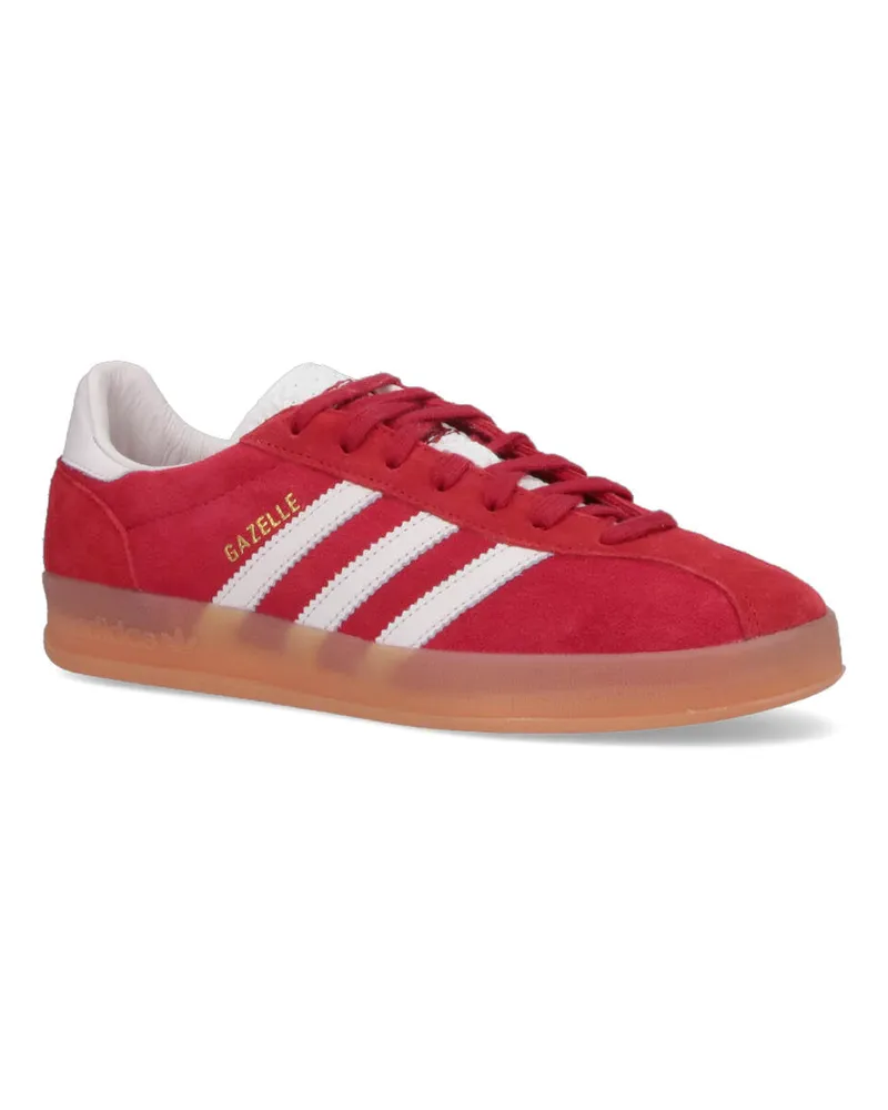 adidas Men's Sneakers Red Leather Red