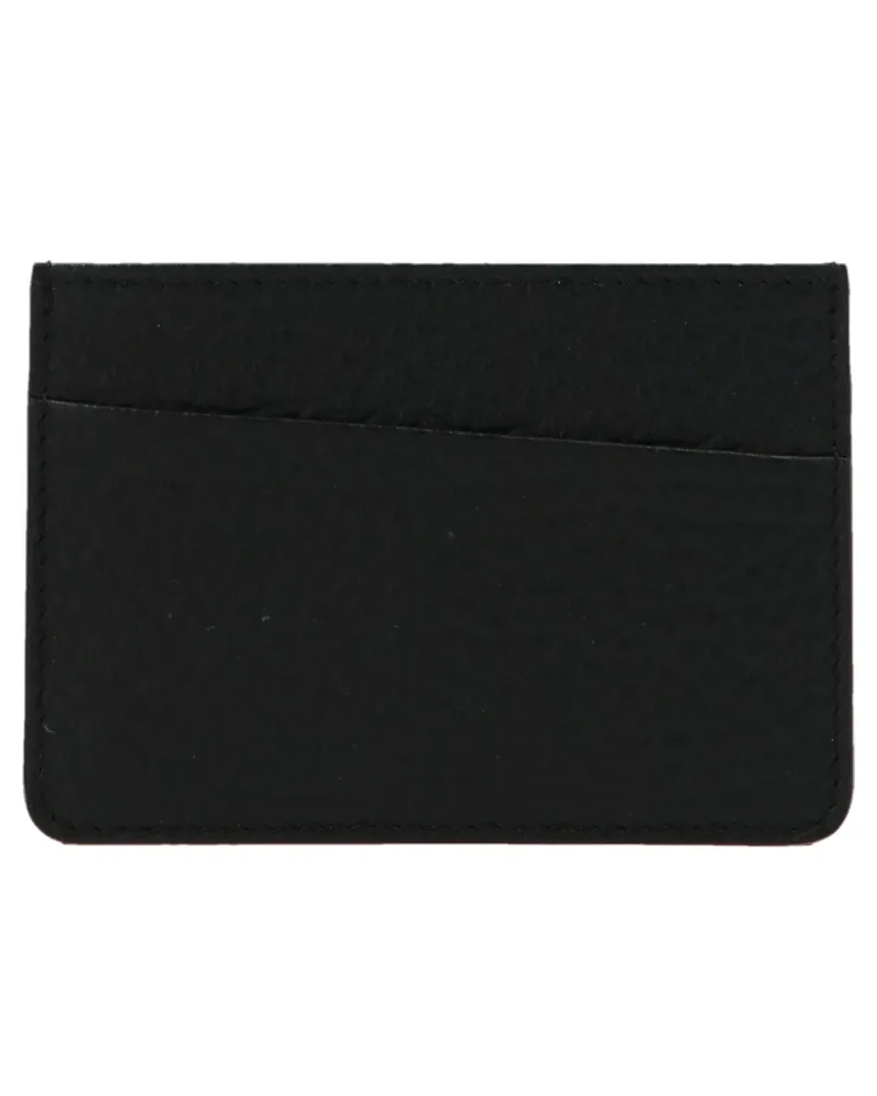 Maison Margiela Stitching Logo Card Case — Black Black