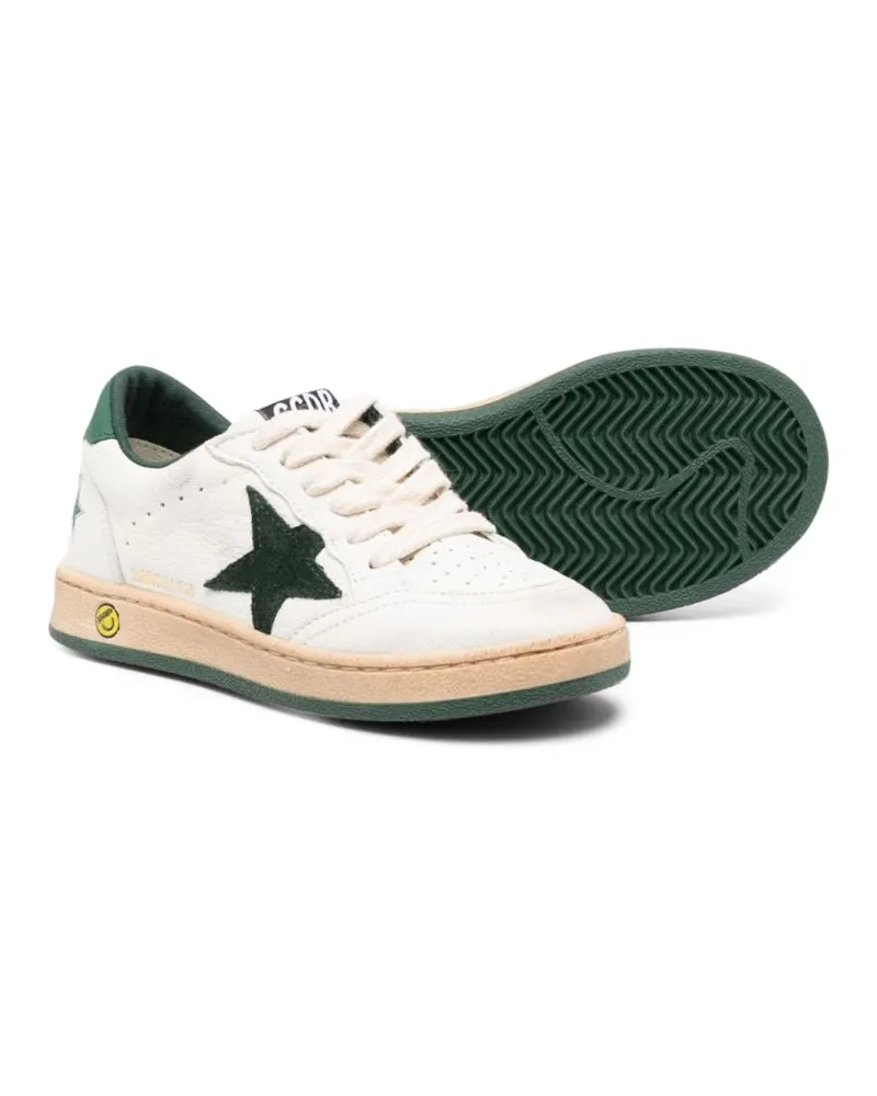 Golden Goose Suede Star Detail Sneaker — White White