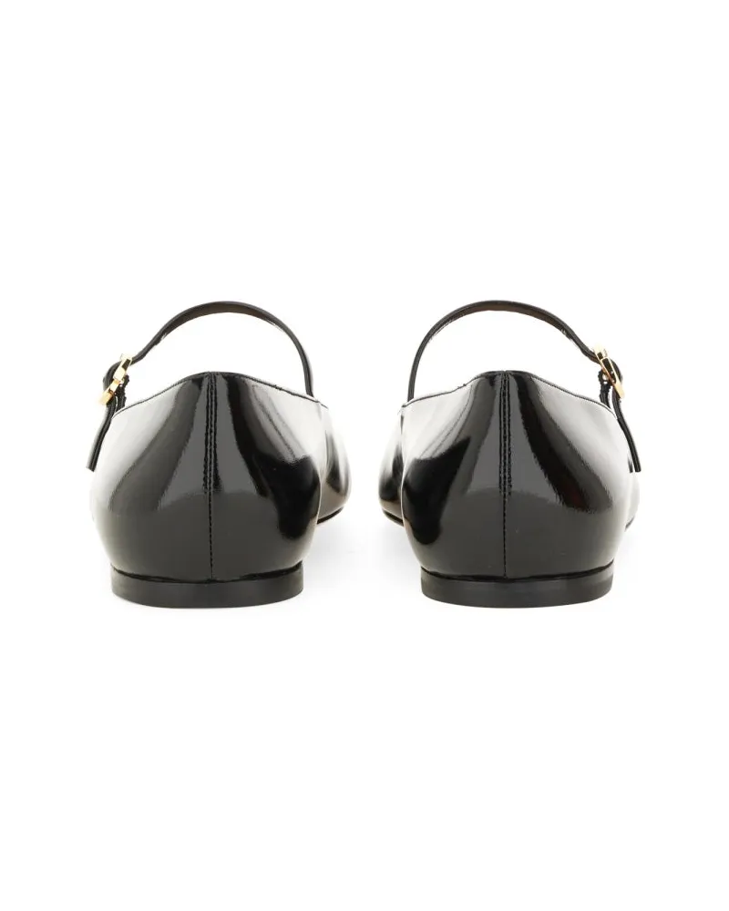Gianvito Rossi Christina 05 Ballerina — Black Black