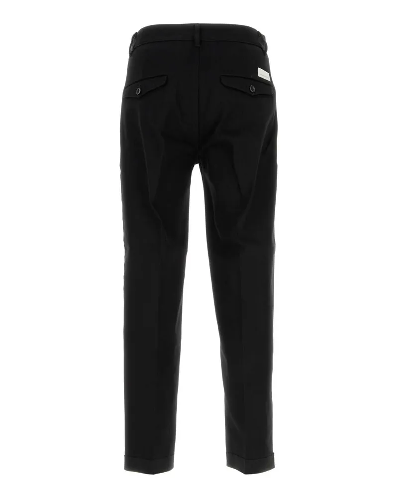 nine:inthe:morning Men's Black Stretch Cotton Blend Pant S04 Pantaloni Black