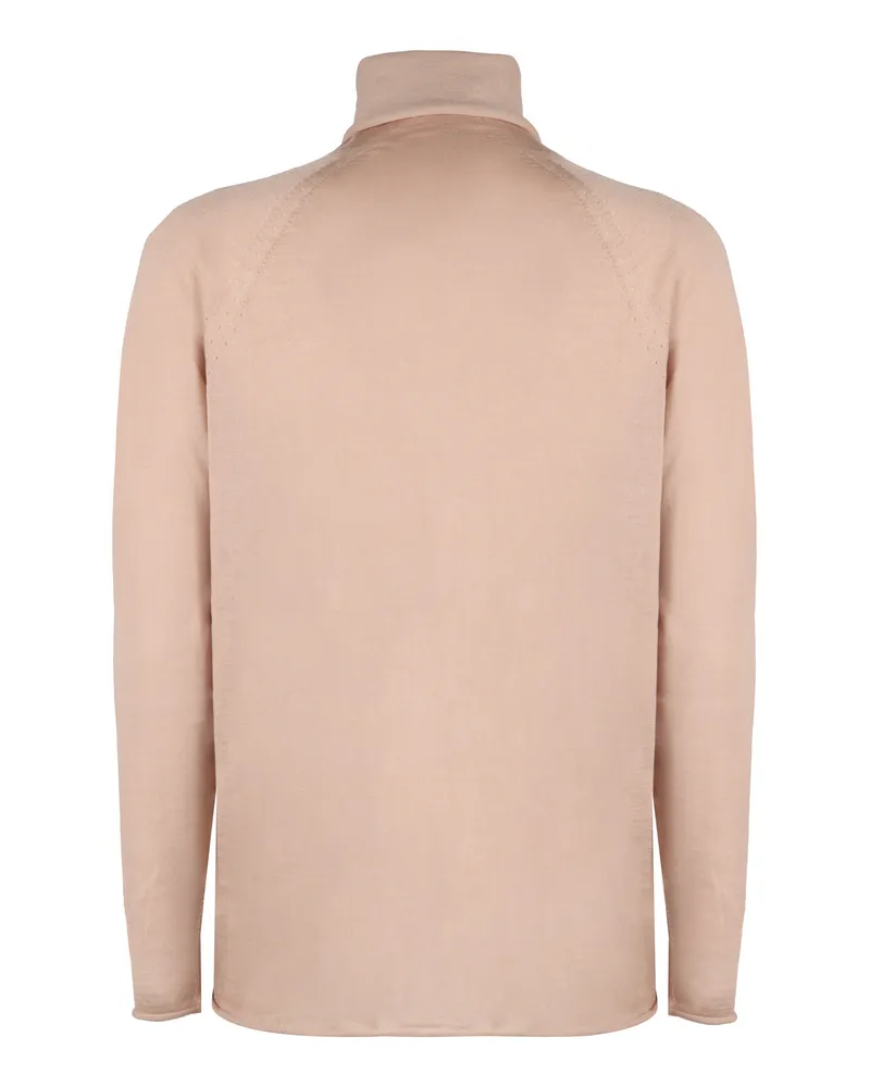 Kiton Women's Cashmere Turtleneck Sweater Pink Pink