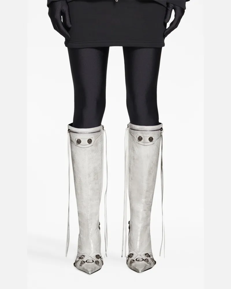Balenciaga Cagole Boots — white White
