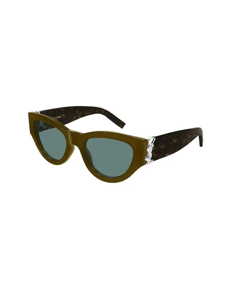 Saint Laurent SLM94 Sunglasses — Khaki Khaki