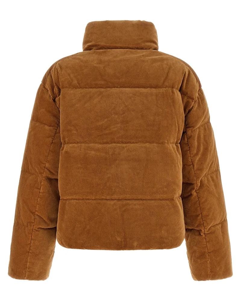 Ralph Lauren Cotton Corduroy Down Jacket — Brown Brown