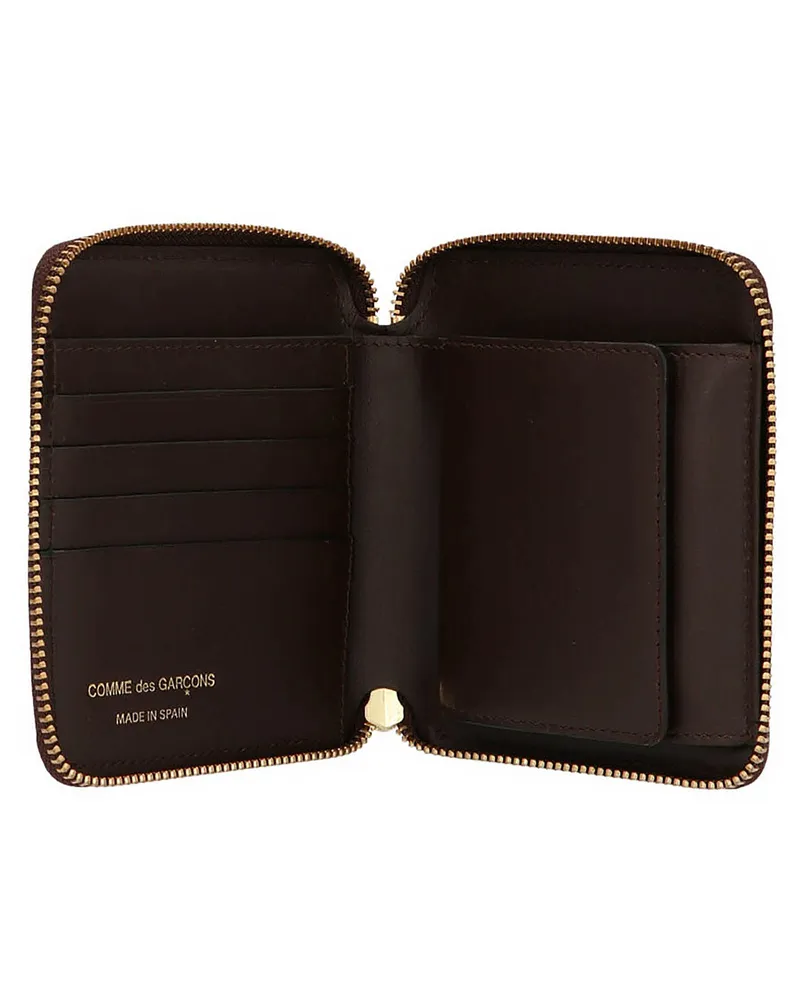 Comme des Garçons Men's Brown Cowhide Wallet Brown
