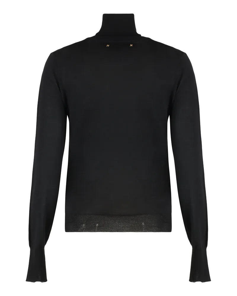 Golden Goose Women's Dilara Virgin Wool Turtleneck Sweater Black Black