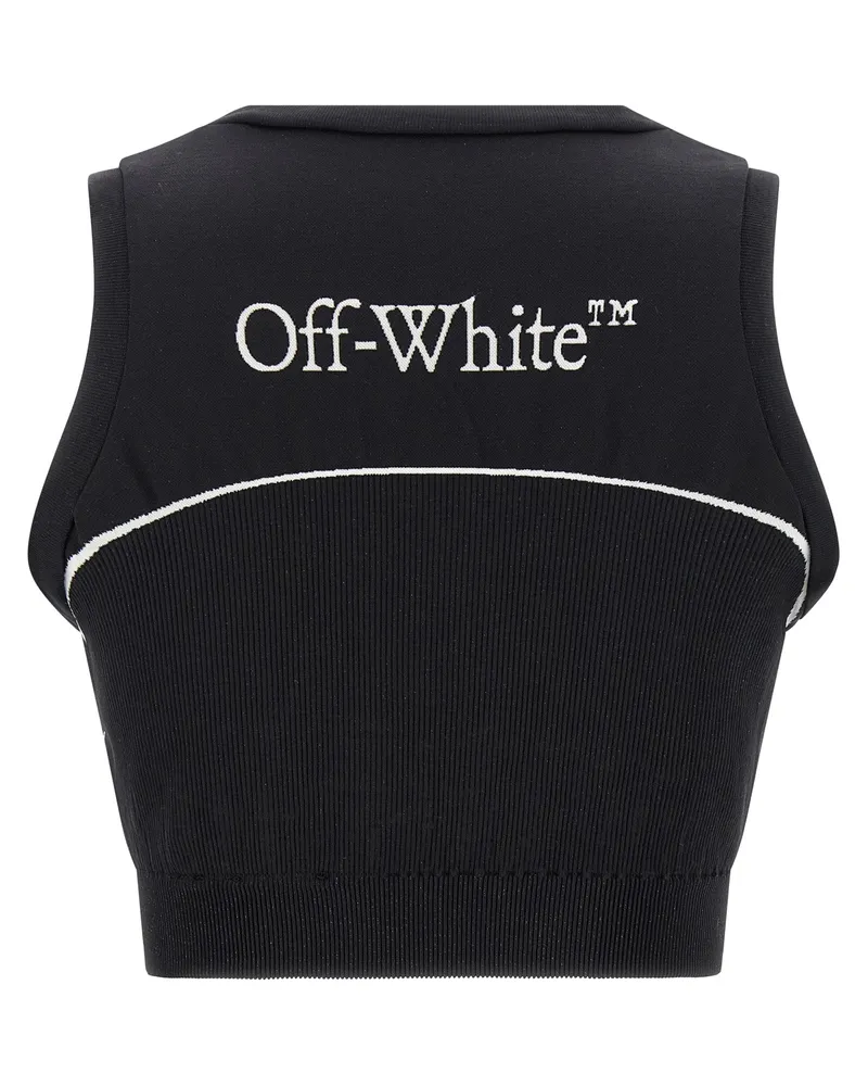 OFF-WHITE Women's Black Polyamide Sport Bra Clothing Black
