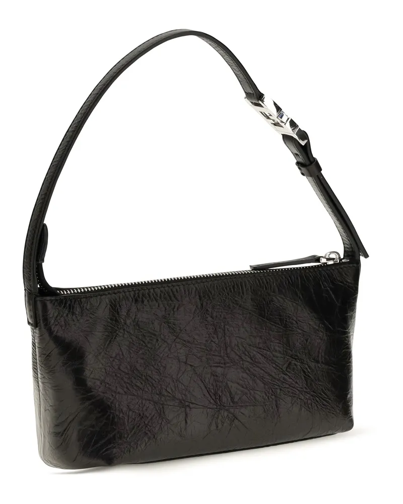 Fendi Women's Small Vanity Leather Pouch Nero Calf Bos Taurus Wallet Black