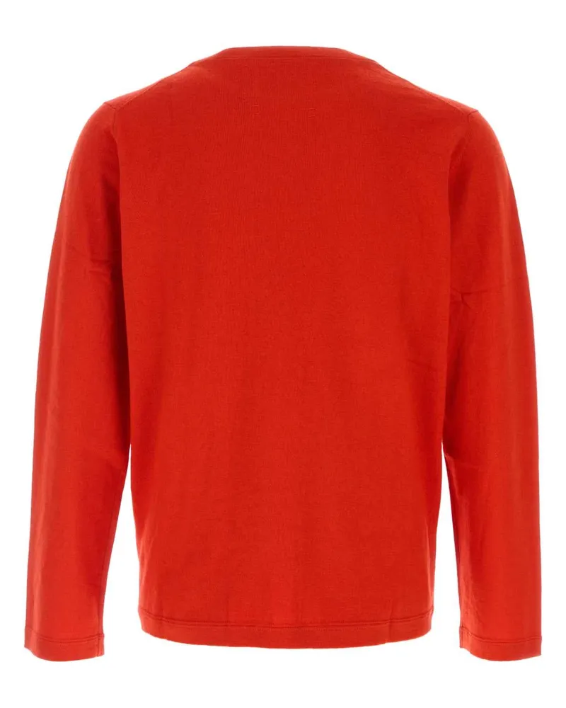 extreme cashmere Men's Red Cotton Blend Nâ°500 Sweater Tomato Exterior: Cashmere Maglieria Red