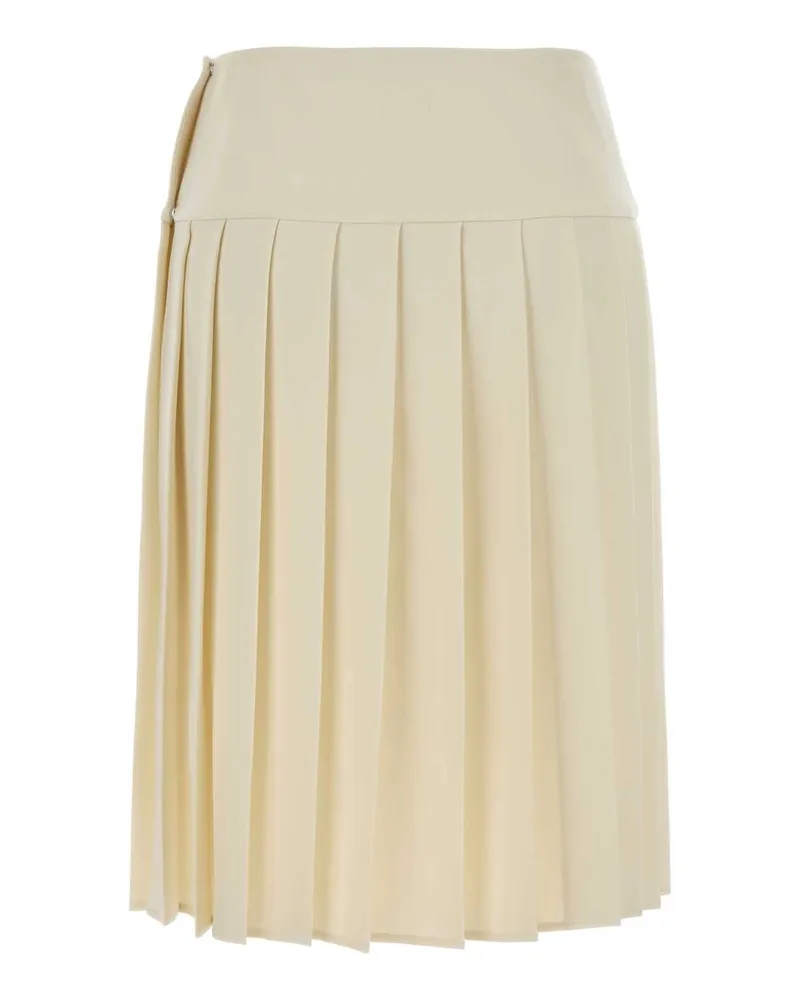 Versace 1w740woolwhite Gonne Skirt Beige