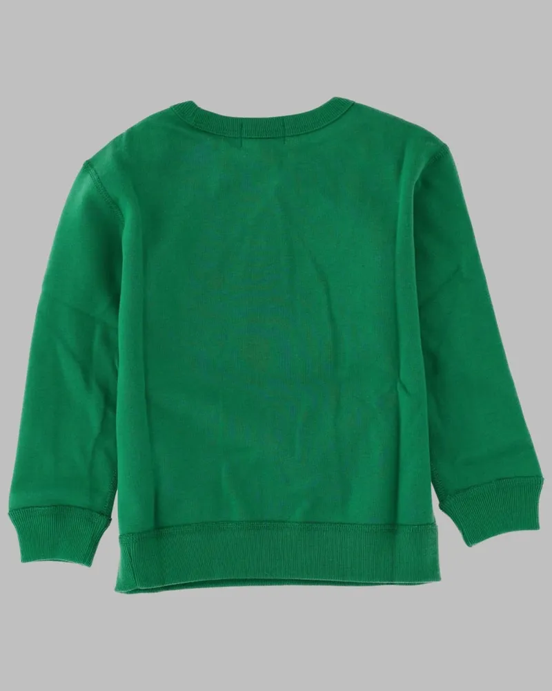 Ralph Lauren Cotton-Blend Knit Sweatshirt — Green Green
