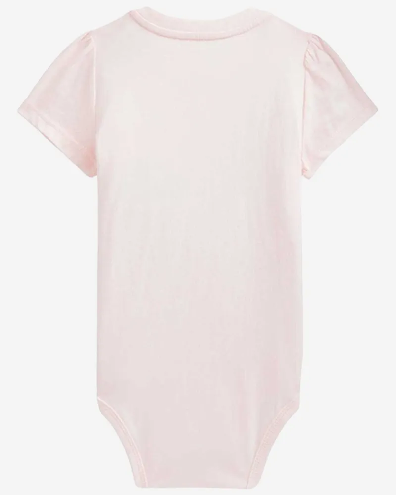 Ralph Lauren Girls' Baby Cotton Bodysuit Pink Babygrow Sets Pink