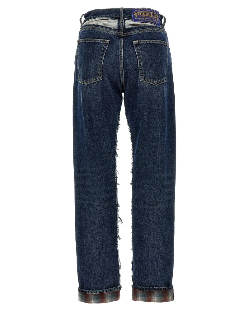 Maison Margiela Pendleton Jeans — Dark Indigo Navy