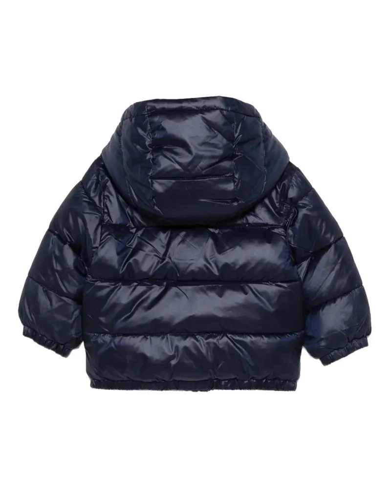 Moschino Logo-Detail Polyamide Jacket — Blue Blue