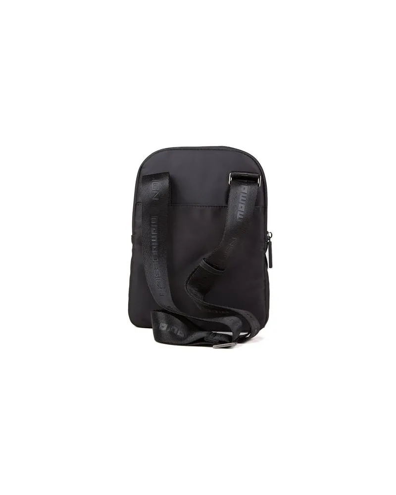 MOMO DESIGN Men's Shoulder Bag Black-Multi Nylon Shoulder-bags Black