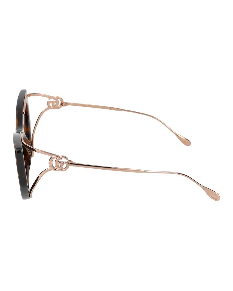 Gucci Women's Sunglasses  Gg1565s 002 Havana Gold Brown 20-120 Injected Havana