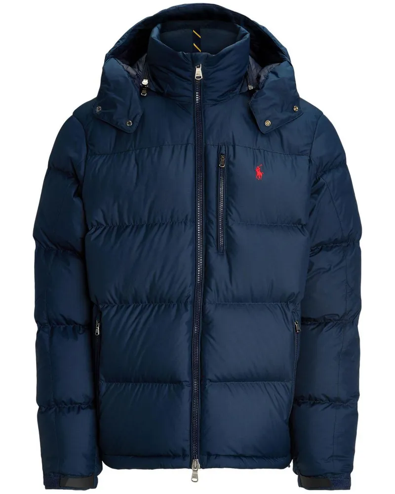 Ralph Lauren Men's Down Jacket Gorham Blue Polyester Padded Navy