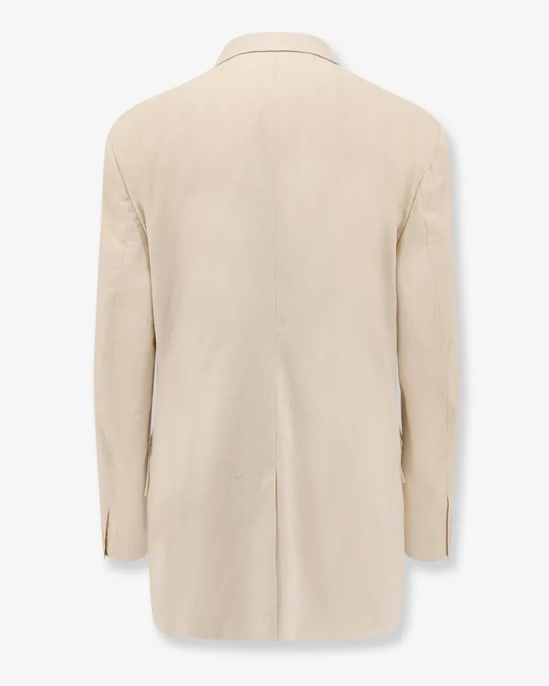 Hevò Women's Suit Rocchetta Beige Linen Dress Beige
