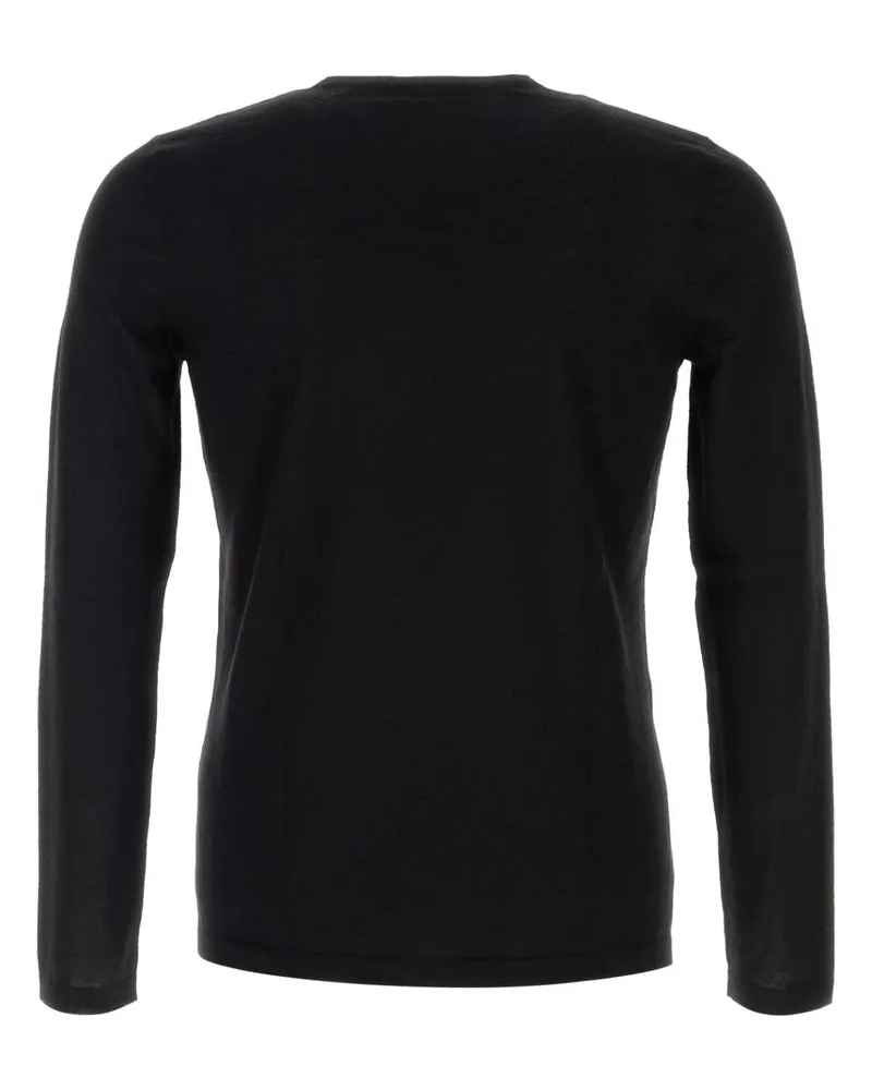 Le Kasha 1918 Men's Black Cashmere Kyoto Sweater Exterior: Maglieria Black