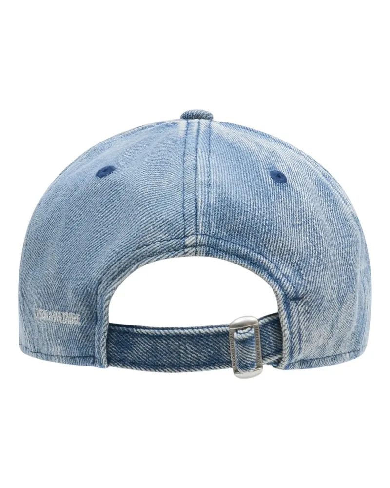 Zadig & Voltaire Women's Owht01159-409 Cotton Denim Baseball Cap Blue Blue