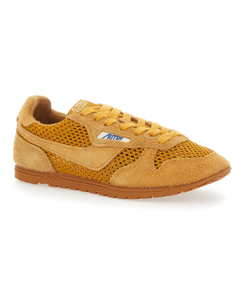 AUTRY Windspin Sneaker — Brown Brown