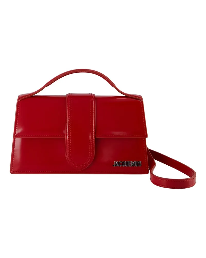Jacquemus Women's Top Handle Bag Red Calfskin Red