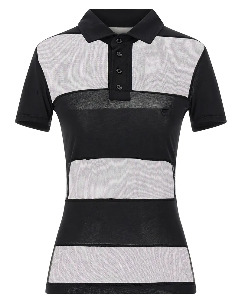 COPERNI Women's Black Cotton Polo Shirt Black