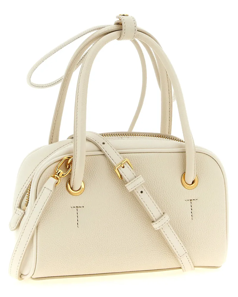 Furla Poppy S Top Handle Bag — Cream Cream