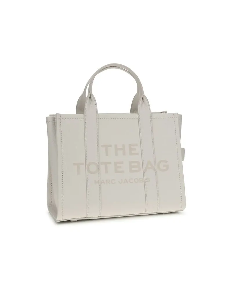 Marc Jacobs Women's White Calf Leather Bos Taurus Handbag Bag White