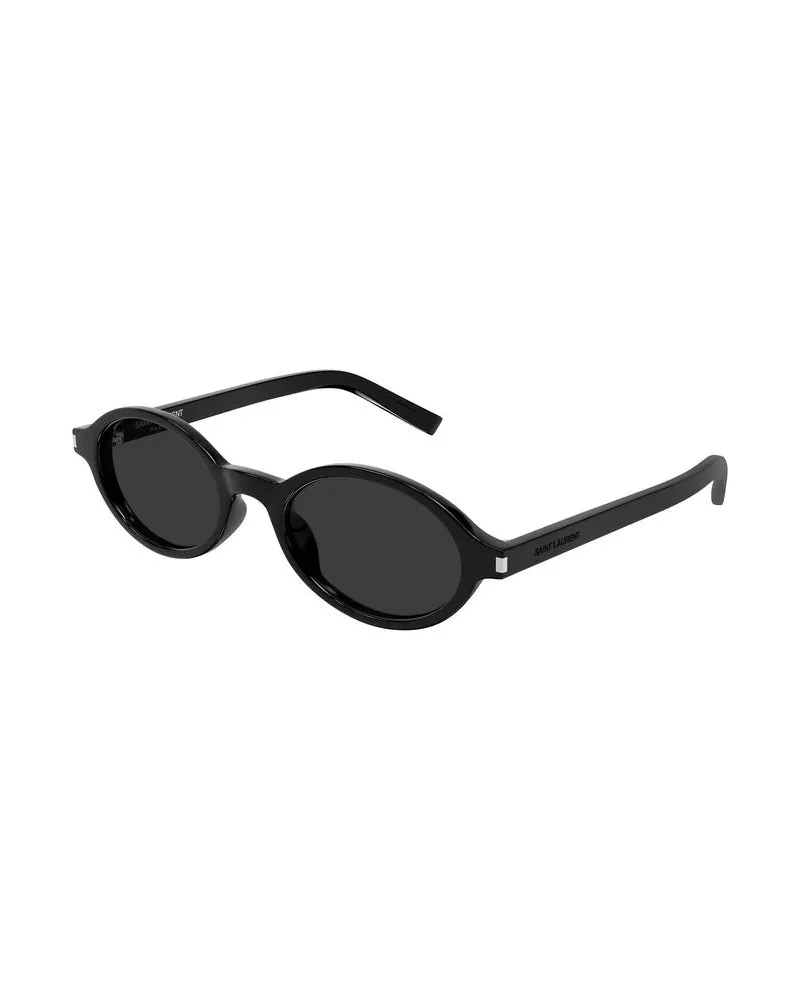 Saint Laurent Women's Sunglasses Black Recycled Acetate Black