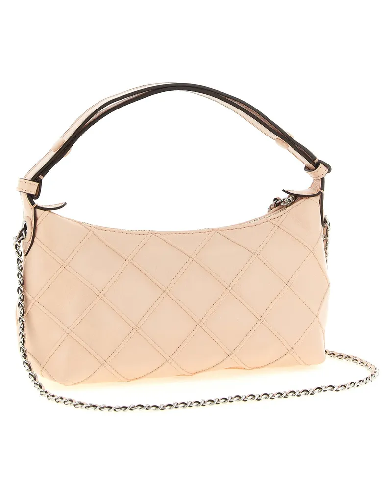 Tory Burch Fleming Clutch — Pink Pink
