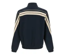 Palm Tree Embroidered Sweatshirt — Navy