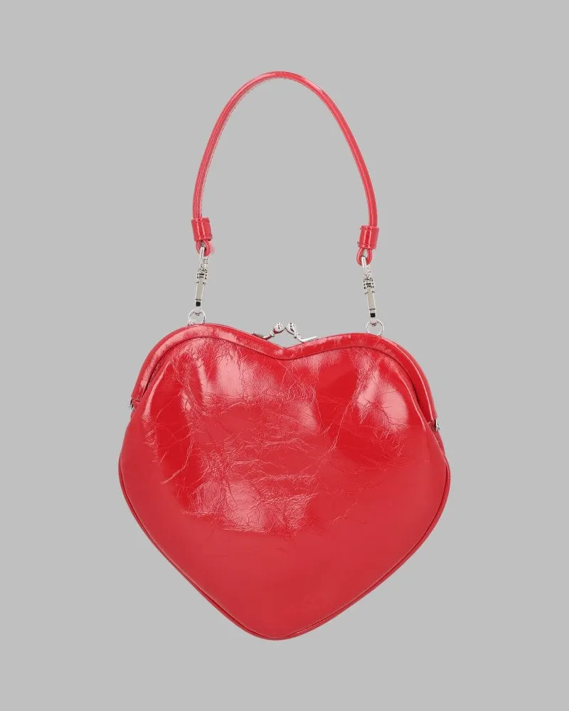 Vivienne Westwood Belle Heart Bag — Red Red