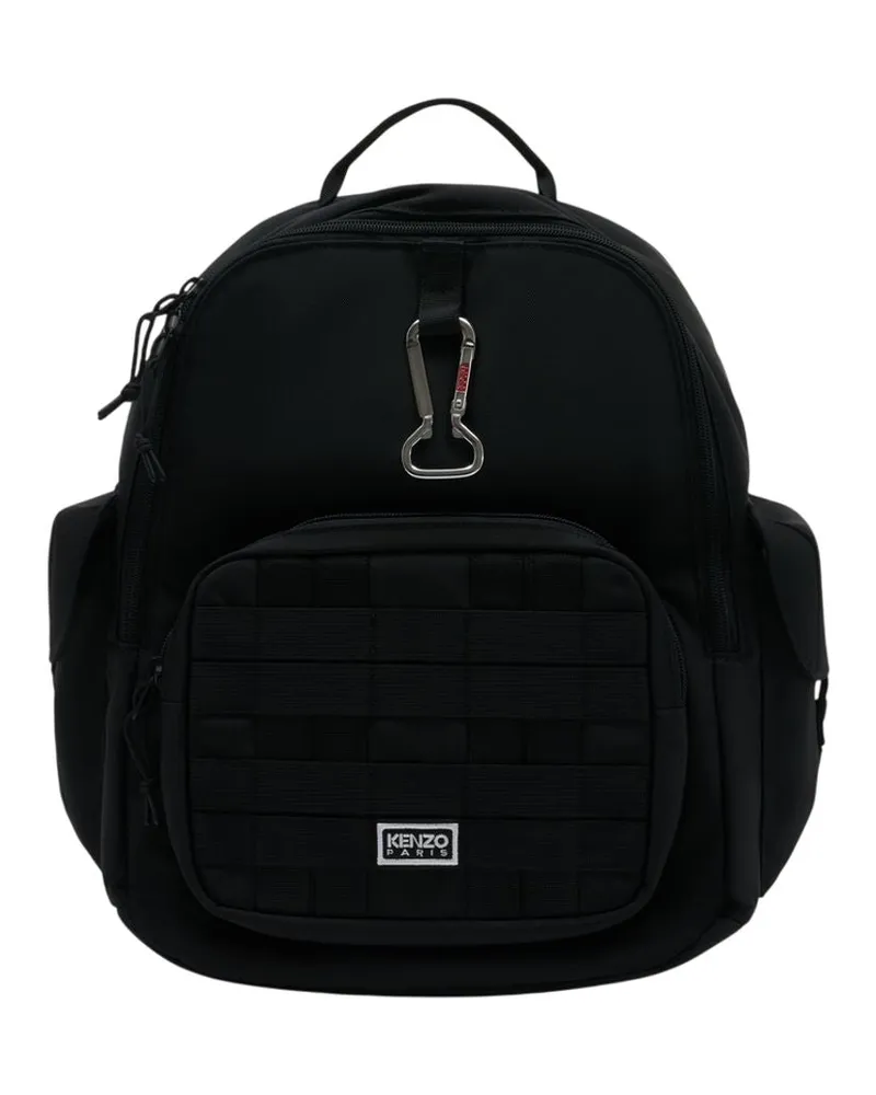 Kenzo Women's Backpack -  Nylon Black Bags Backpacks Black