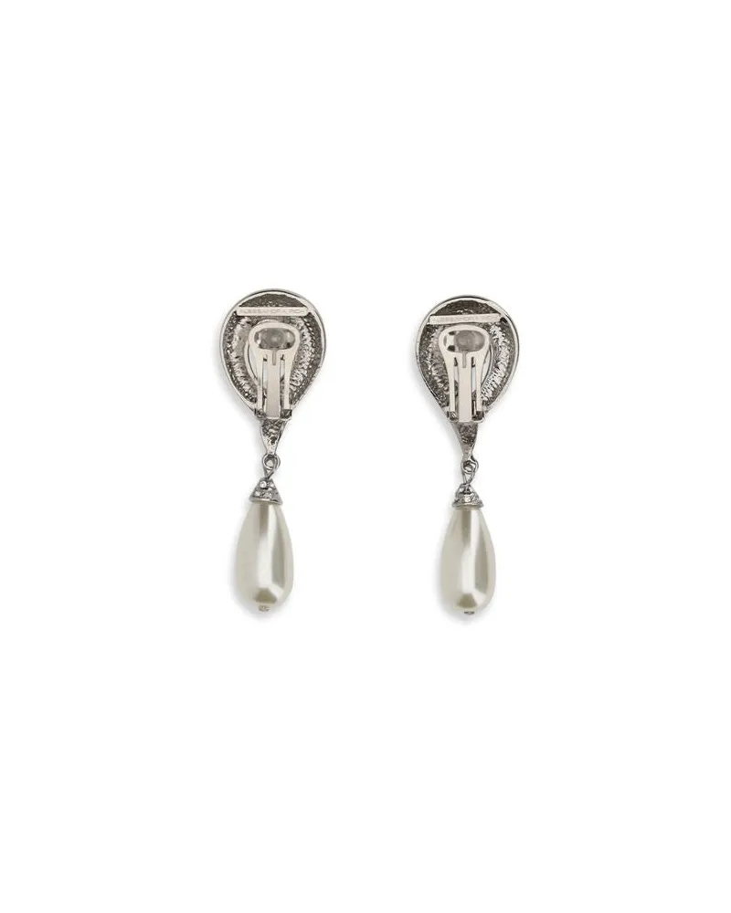 Alessandra Rich Women's Silver Brass Earrings Silver
