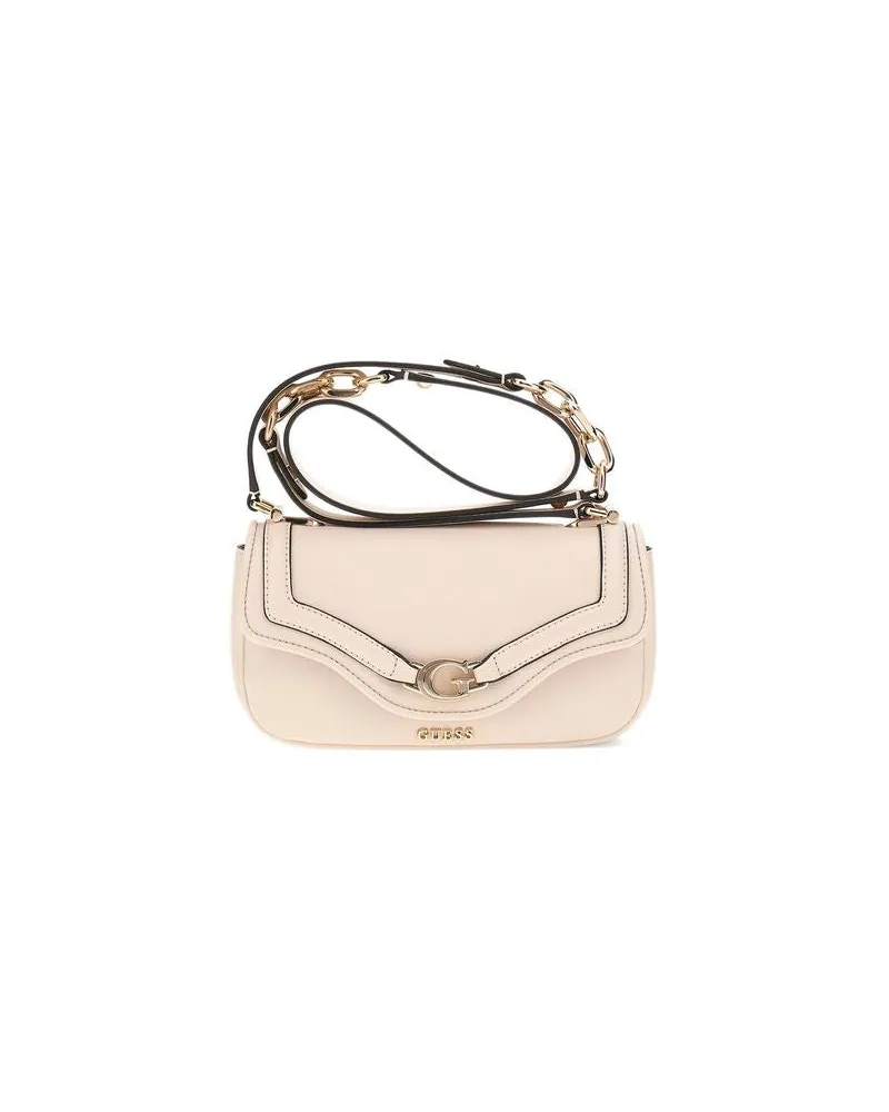 Guess Women's Crossbody Bag Off White Polyurethane Crossbody-bags White