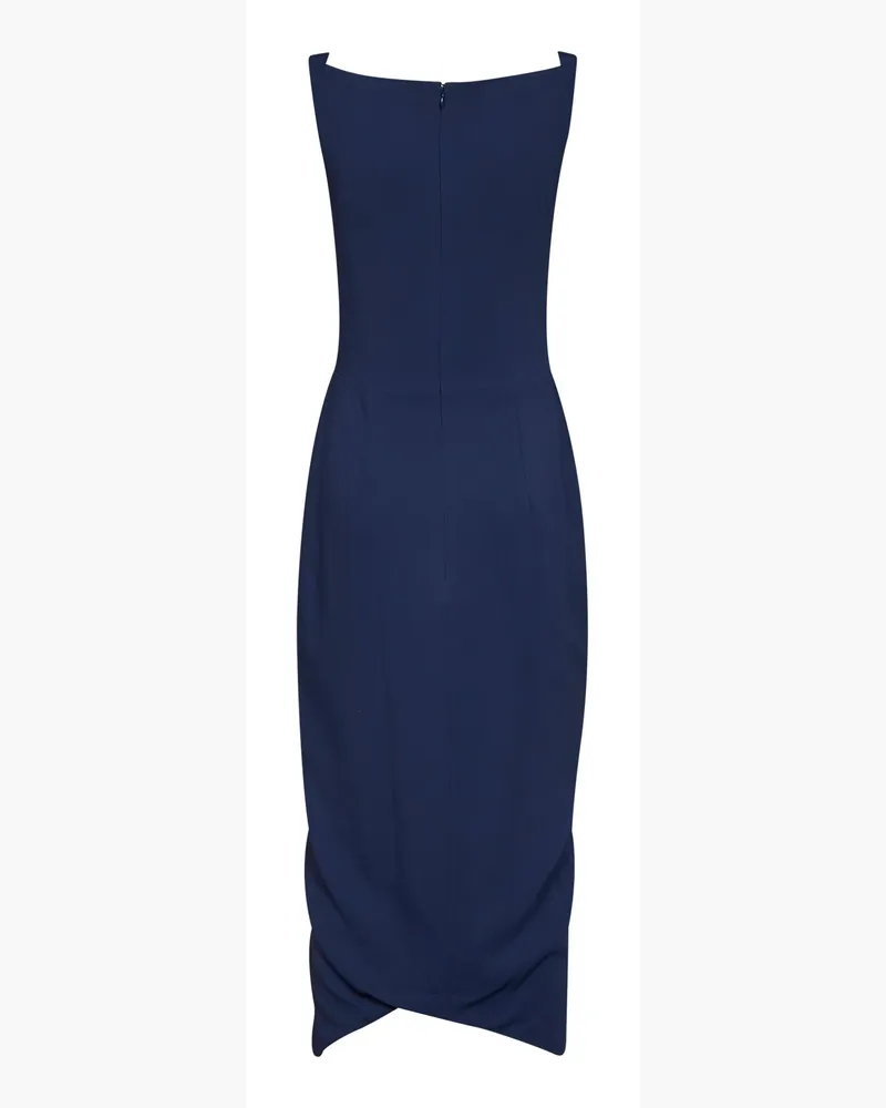 Vivienne Westwood Women's Midi Dress Panther French Navy Blue Viscose Navy
