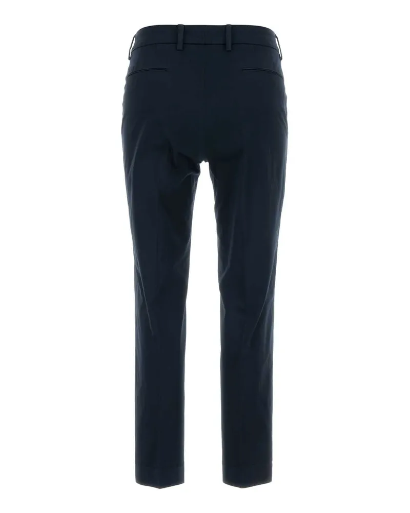 PT TORINO Women's Navy Blue Stretch Cotton New York Pant Blu Exterior: Elastane Pantaloni Navy