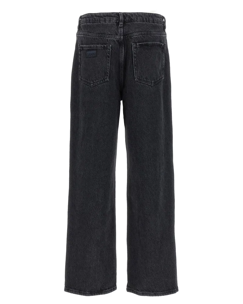 Ganni Izey Jeans — Black Black