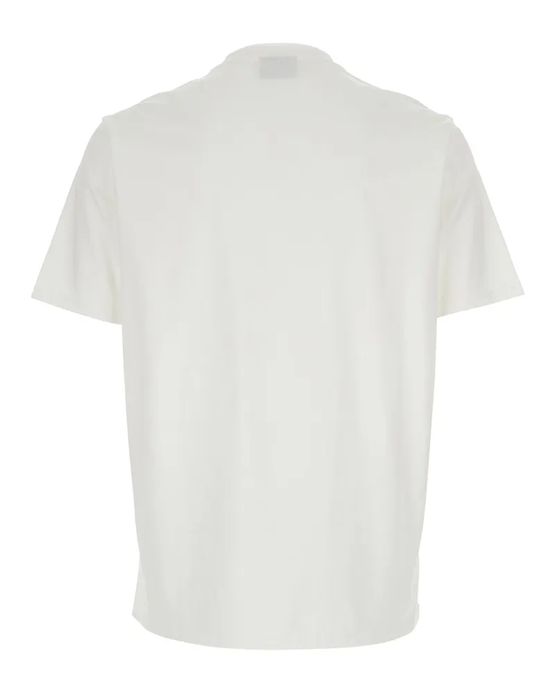 Emporio Armani Men's Crew Neck T-Shirt White Cotton T-Shirts And Polos White